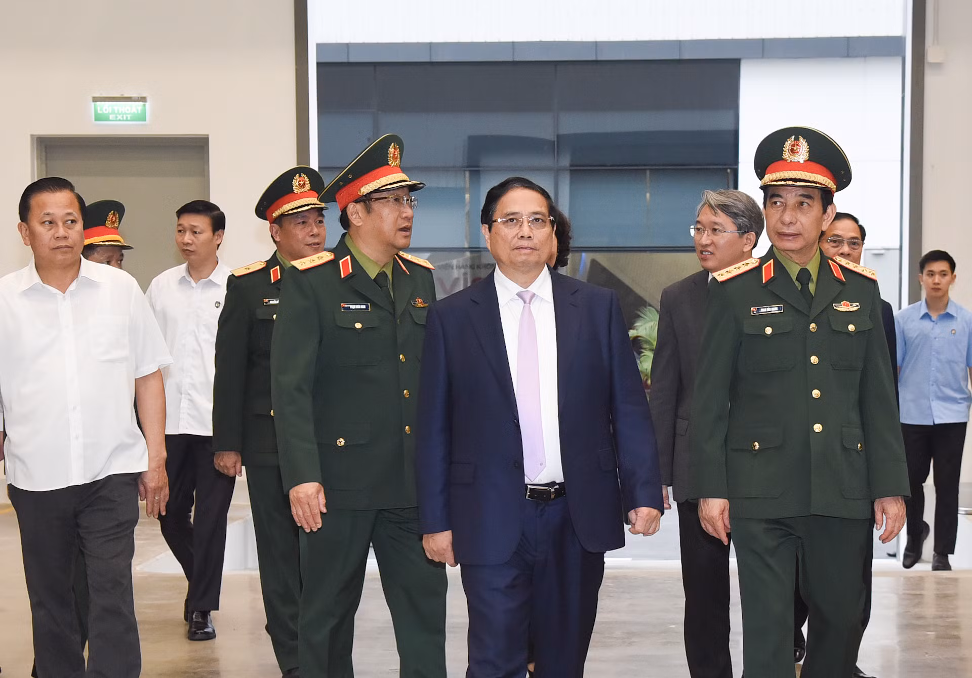 Thủ tướng Phạm Minh Chính thăm và làm việc với Tập đoàn Công nghiệp-Viễn thông Quân đội (Viettel).