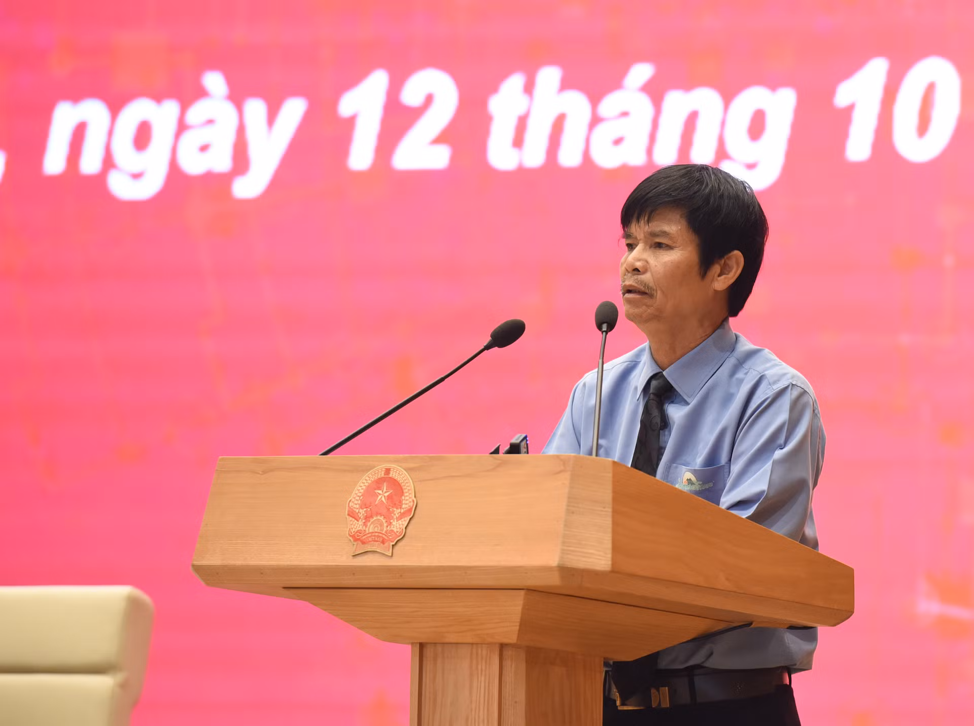 Ông Nguyễn Huy Đường, Chủ tịch Hội đồng thành viên Công ty TNHH Trang trại Langbiang phát biểu. Ông Nguyễn Huy Đường, Chủ tịch Hội đồng thành viên Công ty TNHH Trang trại Langbiang phát biểu.