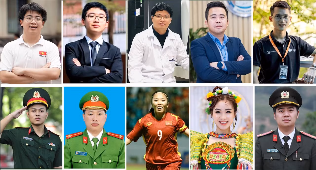 Mười Gương mặt trẻ Việt Nam tiêu biểu năm 2022, công bố đầu tháng 3/2023. Mười Gương mặt trẻ Việt Nam tiêu biểu năm 2022, công bố đầu tháng 3/2023.