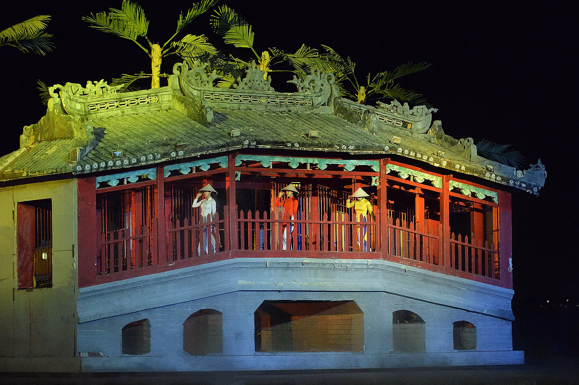 Chùa Cầu xuất hiện trong chương trình. Chùa Cầu xuất hiện trong chương trình.