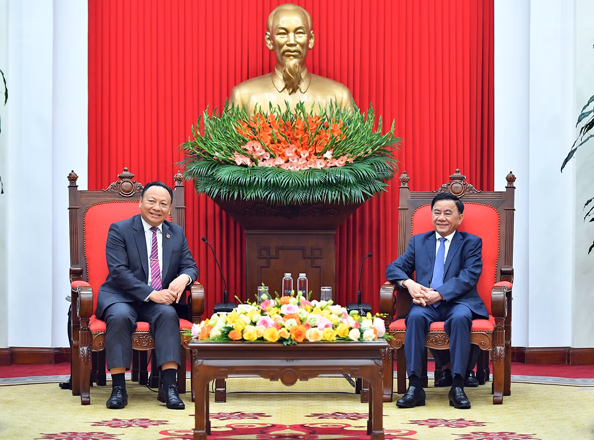 Không khí thân mật tại buổi tiếp. Không khí thân mật tại buổi tiếp.