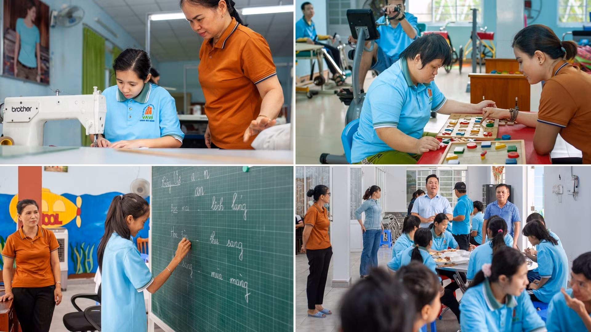 Một ngày tại Trung tâm Bảo trợ nạn nhân chất độc da cam và trẻ em bất hạnh thành phố Đà Nẵng. Một ngày tại Trung tâm Bảo trợ nạn nhân chất độc da cam và trẻ em bất hạnh thành phố Đà Nẵng.