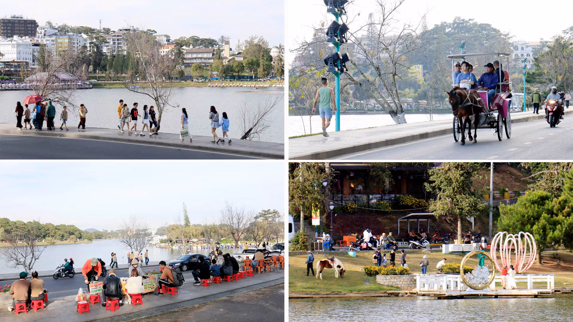 Những cung đường quanh hồ Xuân Hương, trái tim phố núi Đà Lạt là những không gian thanh nhàn. Những cung đường quanh hồ Xuân Hương, trái tim phố núi Đà Lạt là những không gian thanh nhàn.