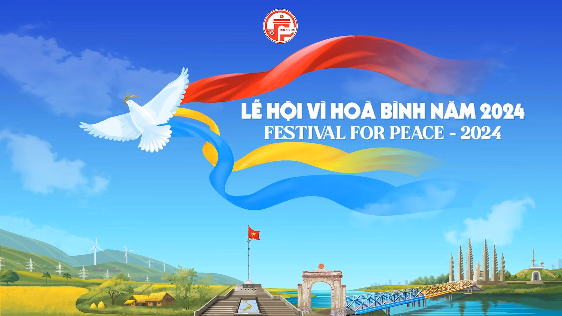 Bộ nhận diện Lễ hội Vì Hòa bình 2024 - Ảnh: Ban tổ chức lễ hội cung cấp