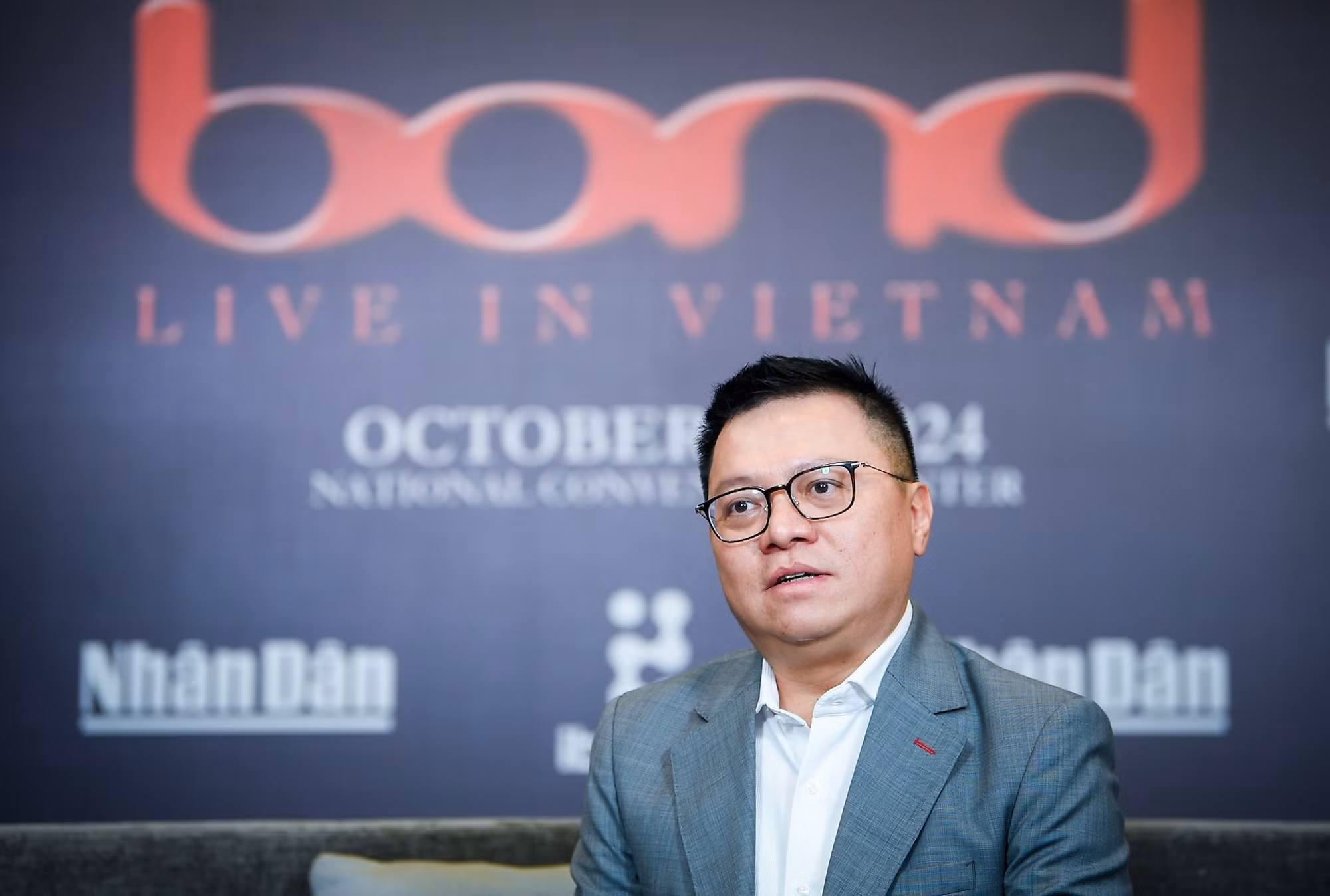Theo ông Lê Quốc Minh, Bond Live in Vietnam sẽ mang lại những trải nghiệm đỉnh cao và khác biệt cho công chúng. (Ảnh: Thành Đạt)