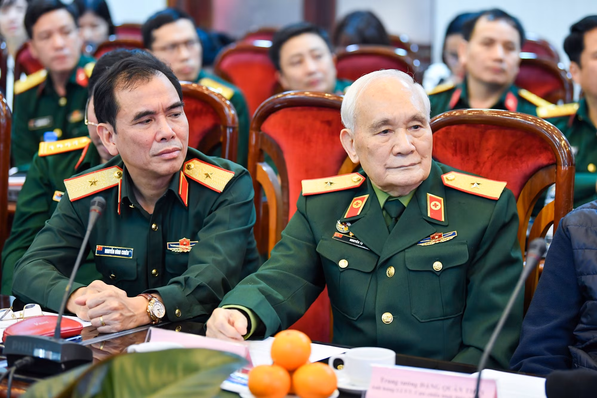 Thiếu tướng Nguyễn Tụ, Anh hùng Lực lượng vũ trang, nguyên cán bộ phòng quân y Đại đoàn 316, đại đoàn đánh vào cánh phía đông đồi A1 tại sự kiện.