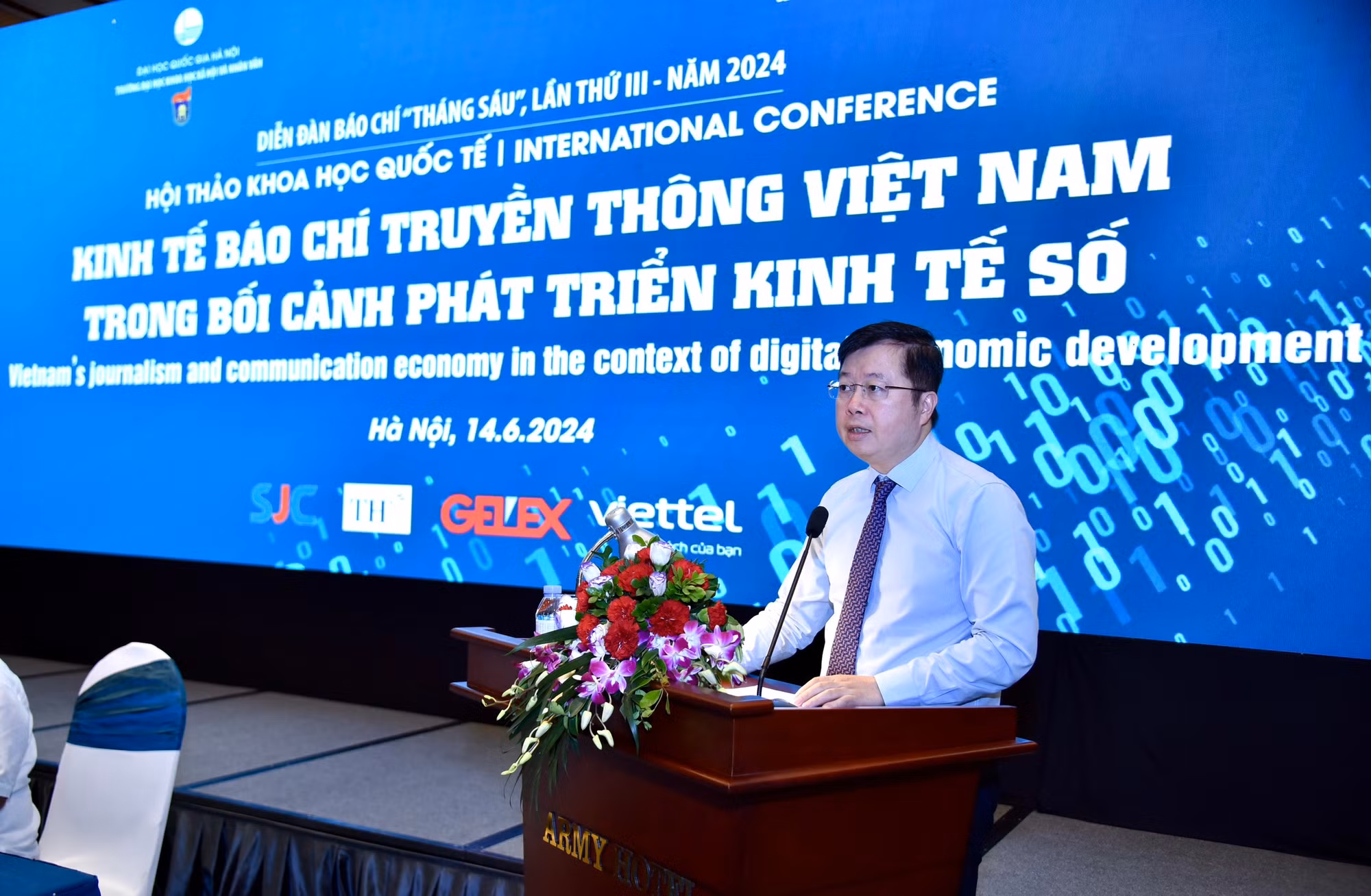 Thứ trưởng Thông tin và Truyền thông Nguyễn Thanh Lâm phát biểu tổng kết hội thảo. Thứ trưởng Thông tin và Truyền thông Nguyễn Thanh Lâm phát biểu tổng kết hội thảo.