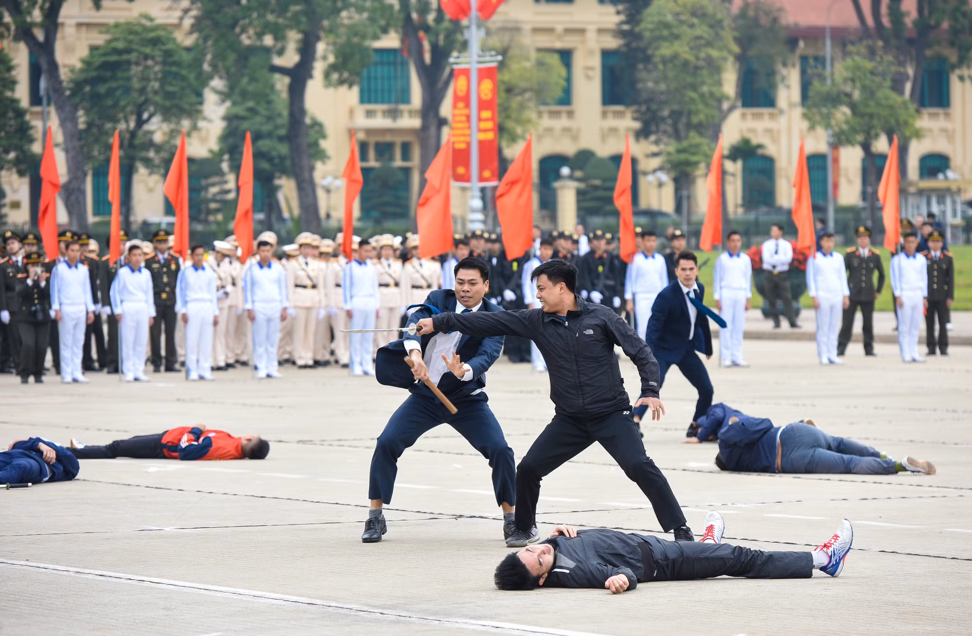 Những màn đánh võ đẹp mắt tại hội thao. Những màn đánh võ đẹp mắt tại hội thao.