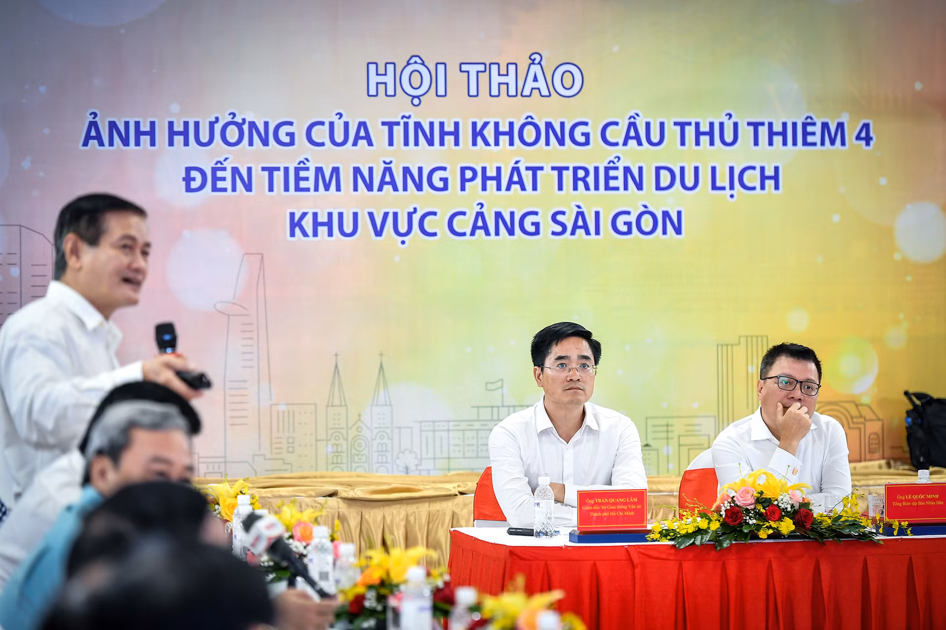[Ảnh] Hội thảo “Ảnh hưởng của tĩnh không cầu Thủ Thiêm 4 đến tiềm năng phát triển du lịch khu vực Cảng Sài Gòn” ảnh 11