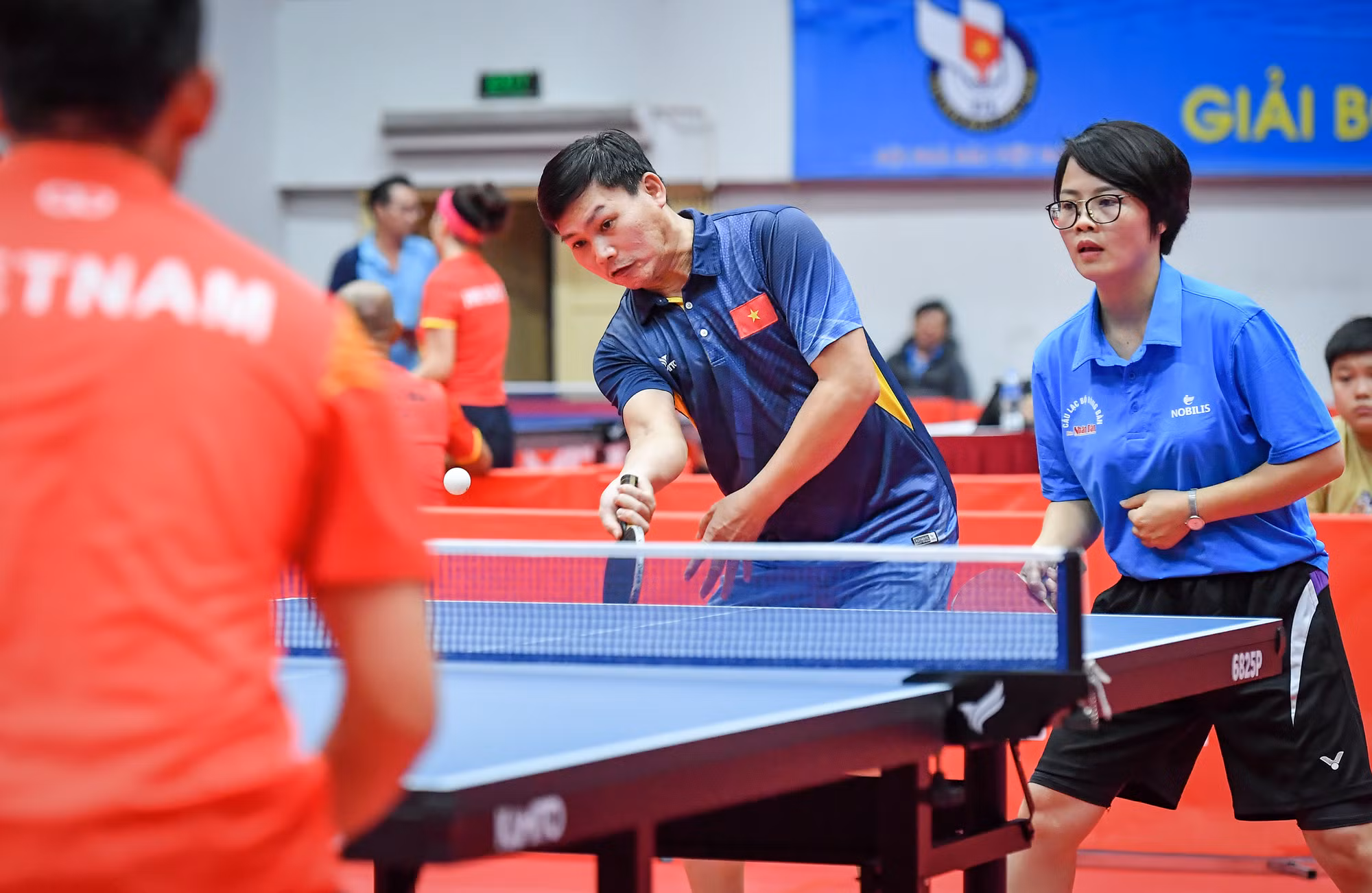 [Ảnh] Những khoảnh khắc ấn tượng tại Giải Bóng bàn Cúp Hội Nhà báo Việt Nam lần thứ XVI ảnh 11
