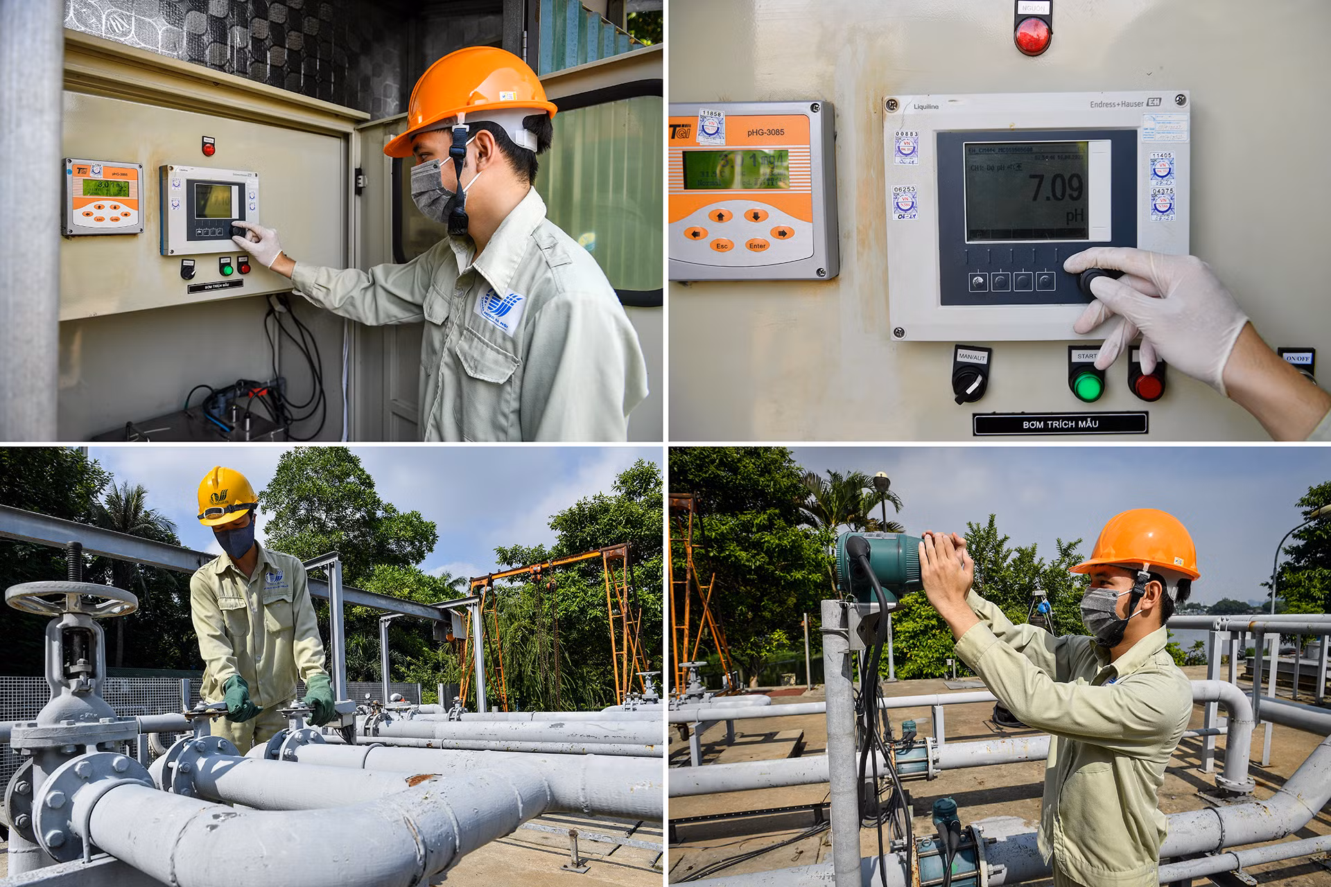 [Ảnh] Nước thải sinh hoạt được xử lý thế nào trước khi "đổ vào" hồ Trúc Bạch? ảnh 12