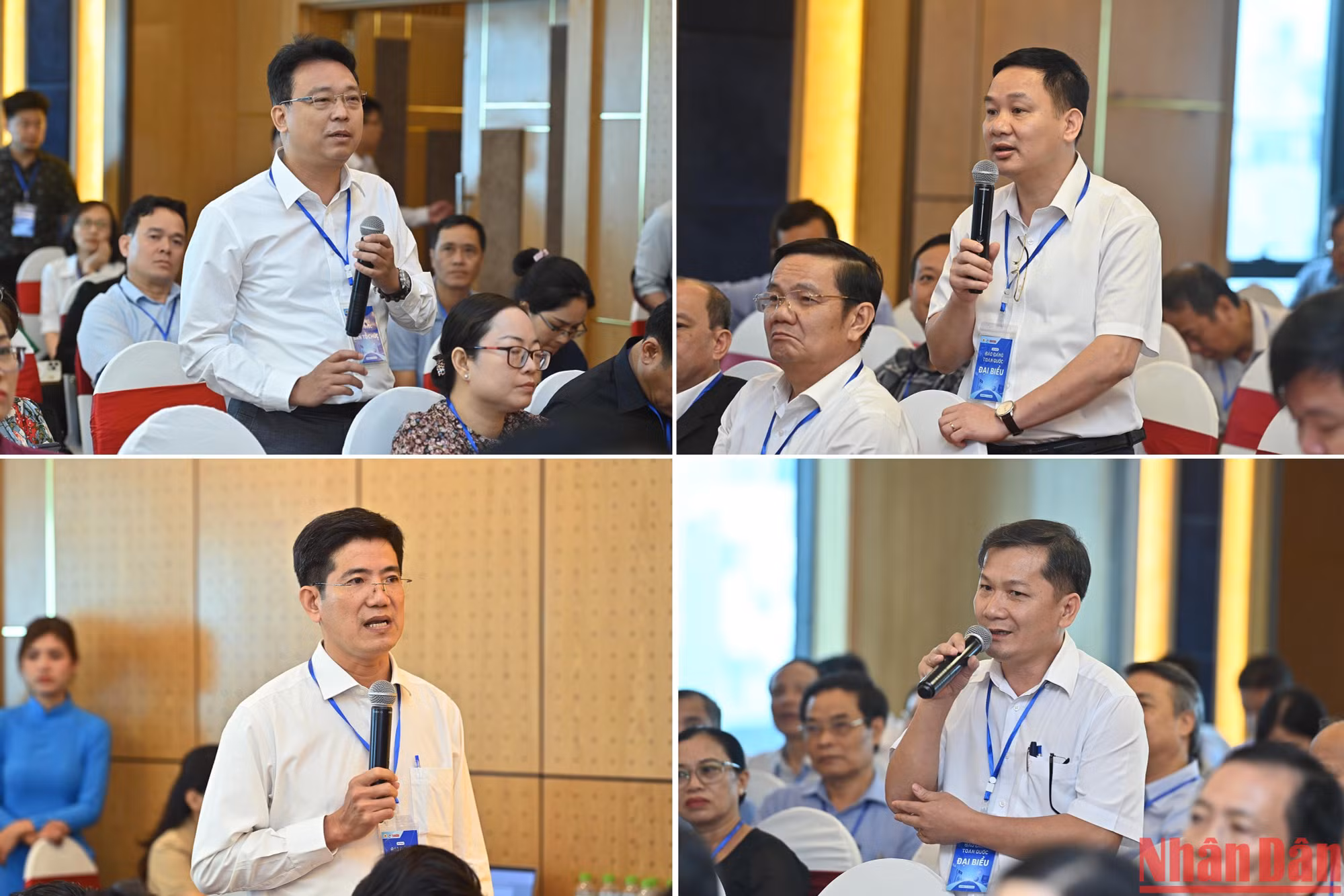 Các đại biểu nêu ý kiến tại các phiên chuyên đề.