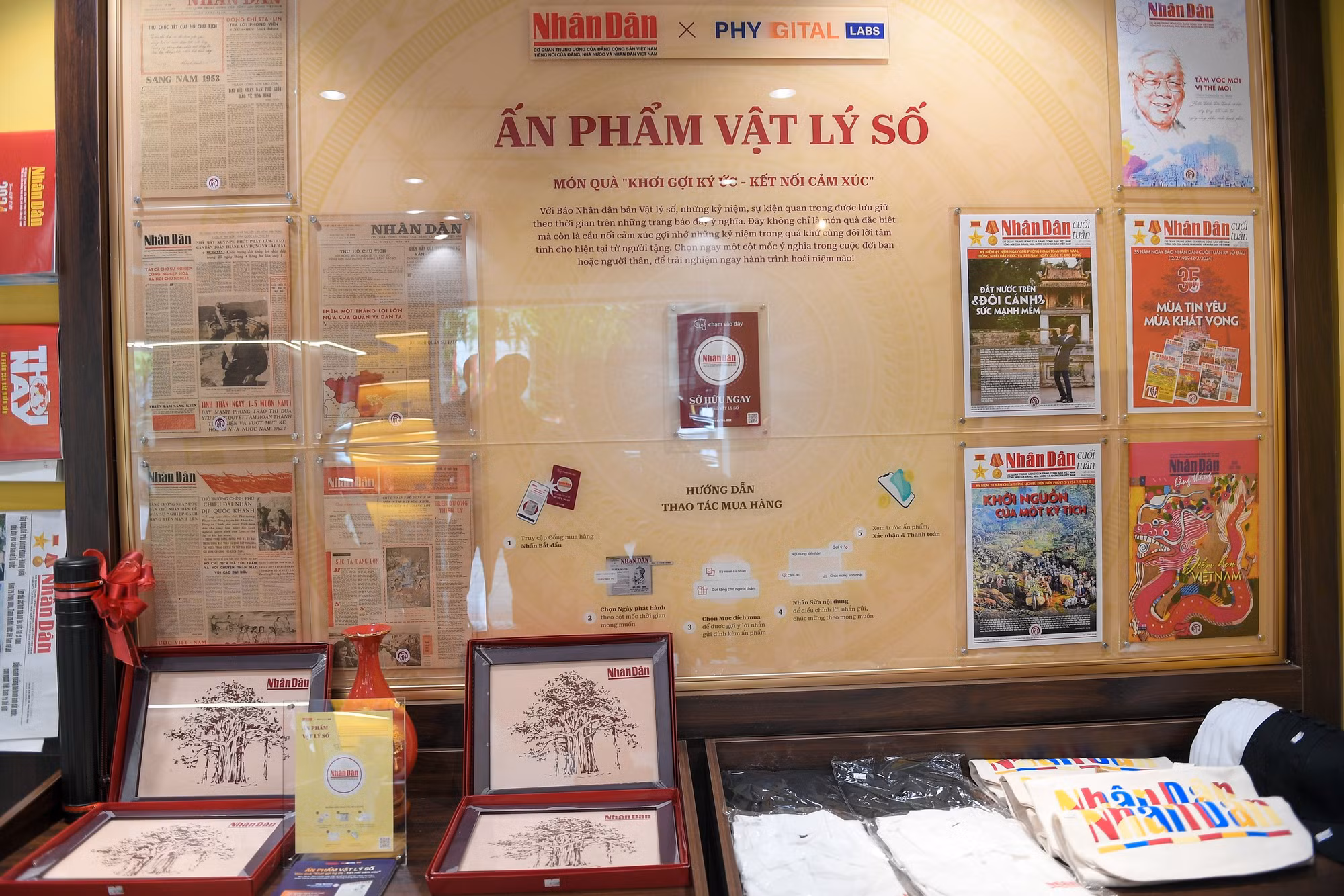 "Ấn phẩm vật lý số" sẽ mang đến trải nghiệm mới lạ cho người dân cũng như bạn đọc khi đến đây.