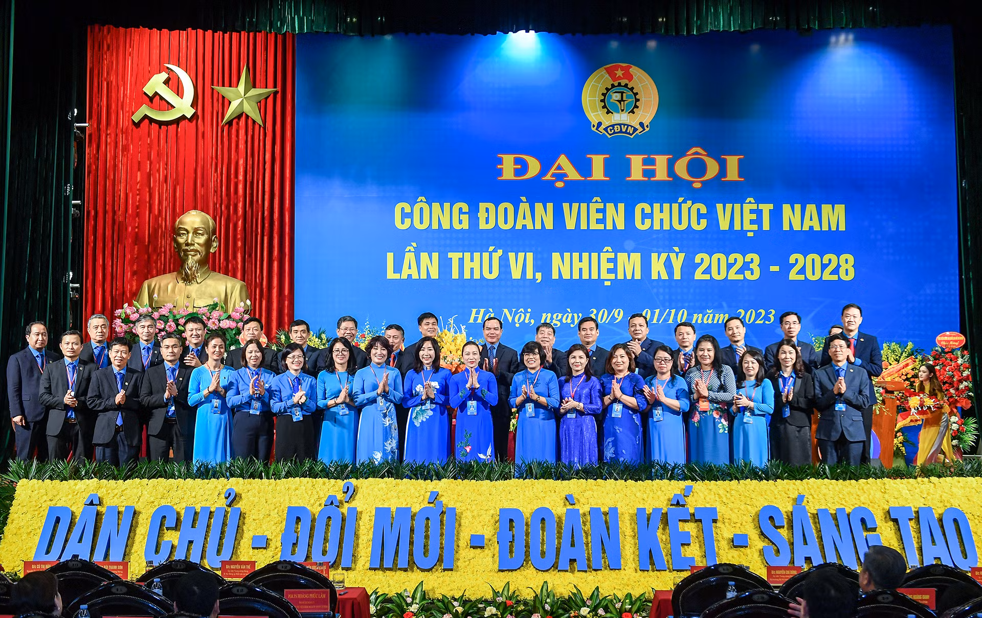 [Ảnh] Đại hội Công đoàn Viên chức Việt Nam lần thứ VI