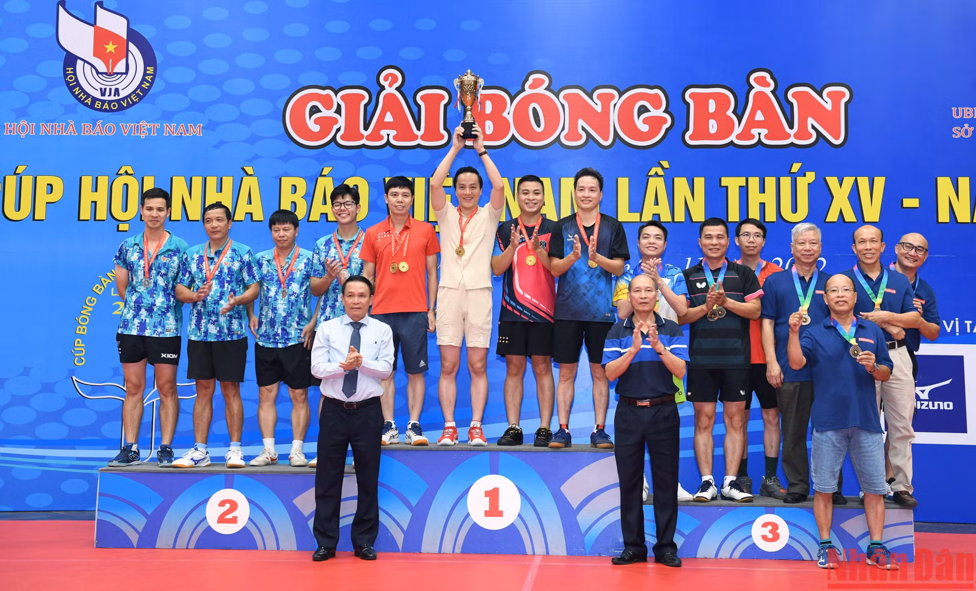 [Ảnh] Bế mạc Giải bóng bàn Cúp Hội Nhà báo Việt Nam lần thứ XV–năm 2022