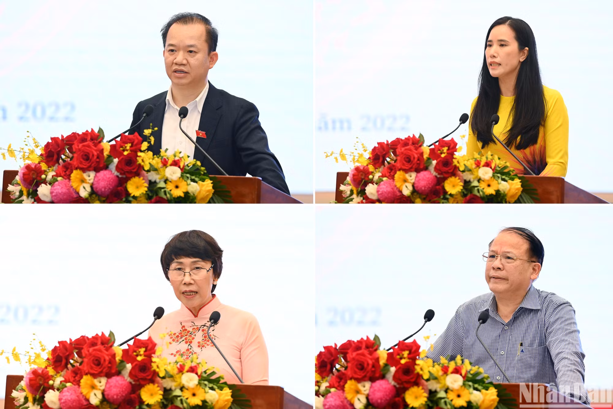 Các đại biểu trình bày tham luận. Các đại biểu trình bày tham luận.