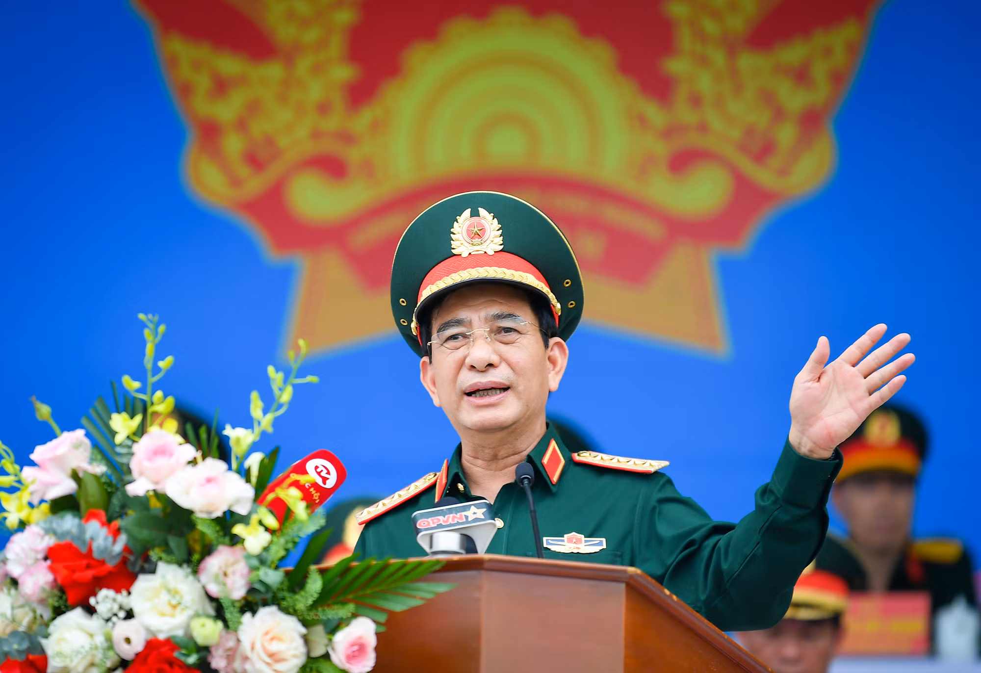 [Ảnh] Hợp luyện diễu binh, diễu hành kỷ niệm 70 năm Chiến thắng Điện Biên Phủ ảnh 17