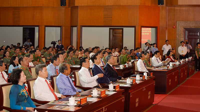 Tổng Bí thư, Chủ tịch nước Tô Lâm và các đại biểu dự buổi lễ.
