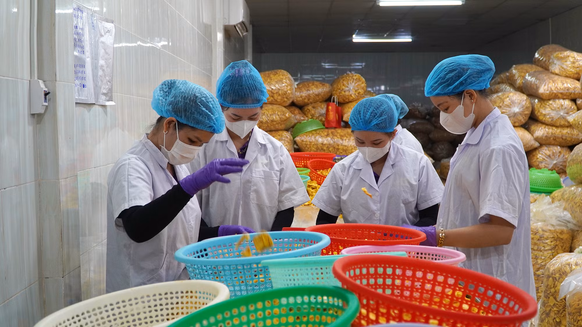 Sản phẩm OCOP mít sấy khô ở Đồng Tháp.