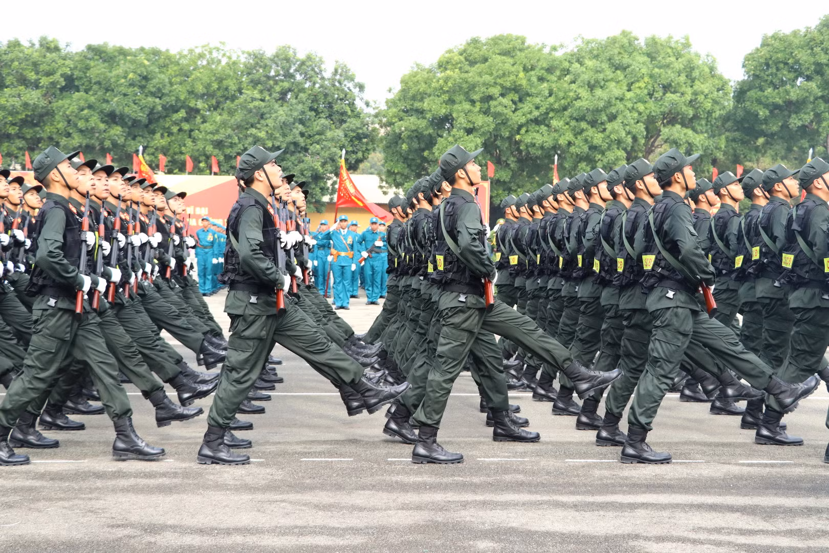 Khối cảnh sát cơ động.
