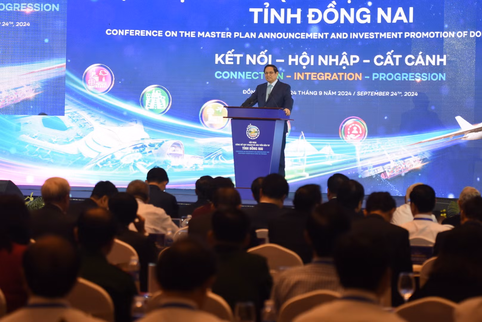 Thủ tướng Chính phủ Phạm Minh Chính phát biểu tại Hội nghị.