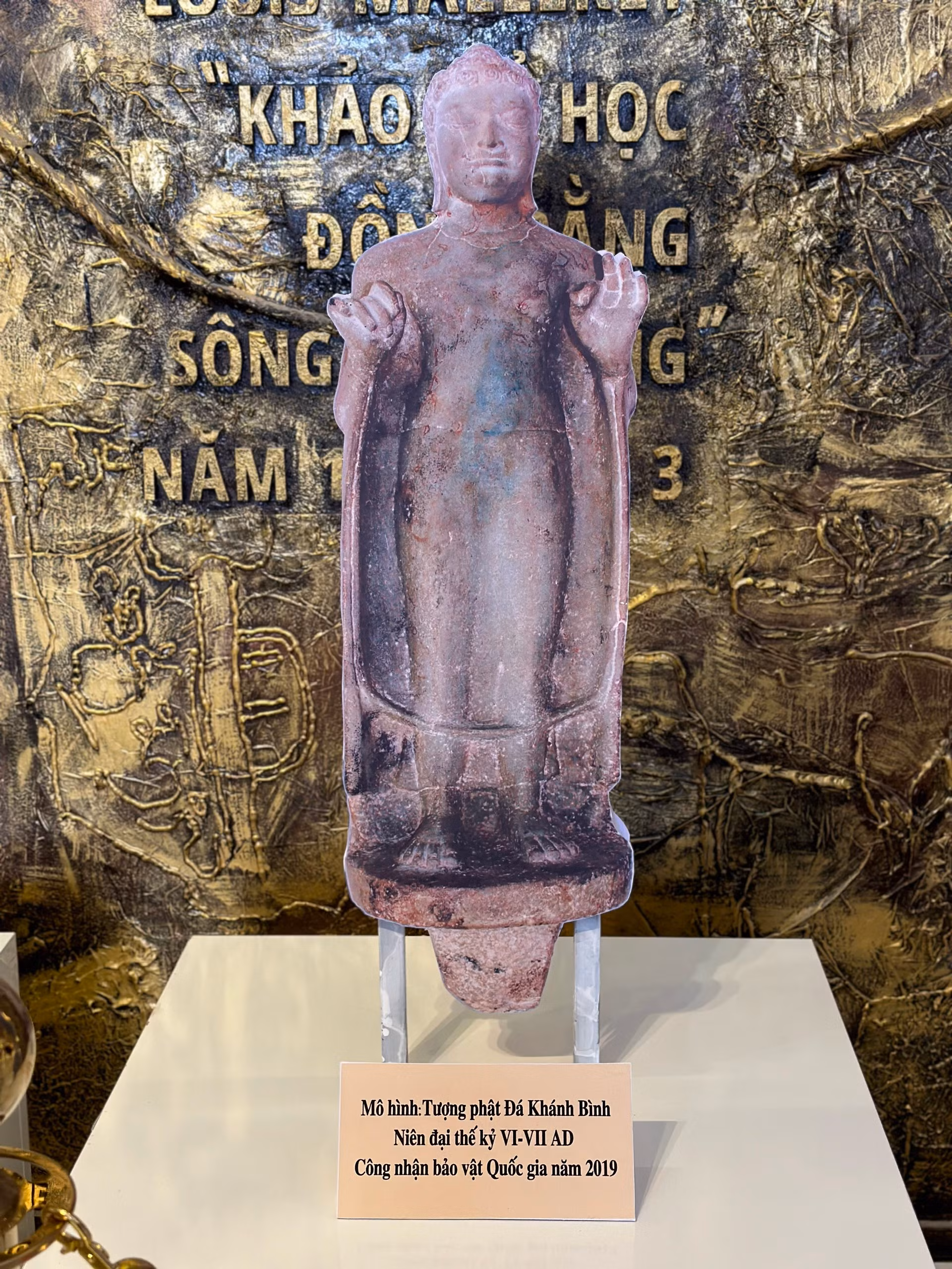Mô hình Tượng phật đá Khánh Bình.