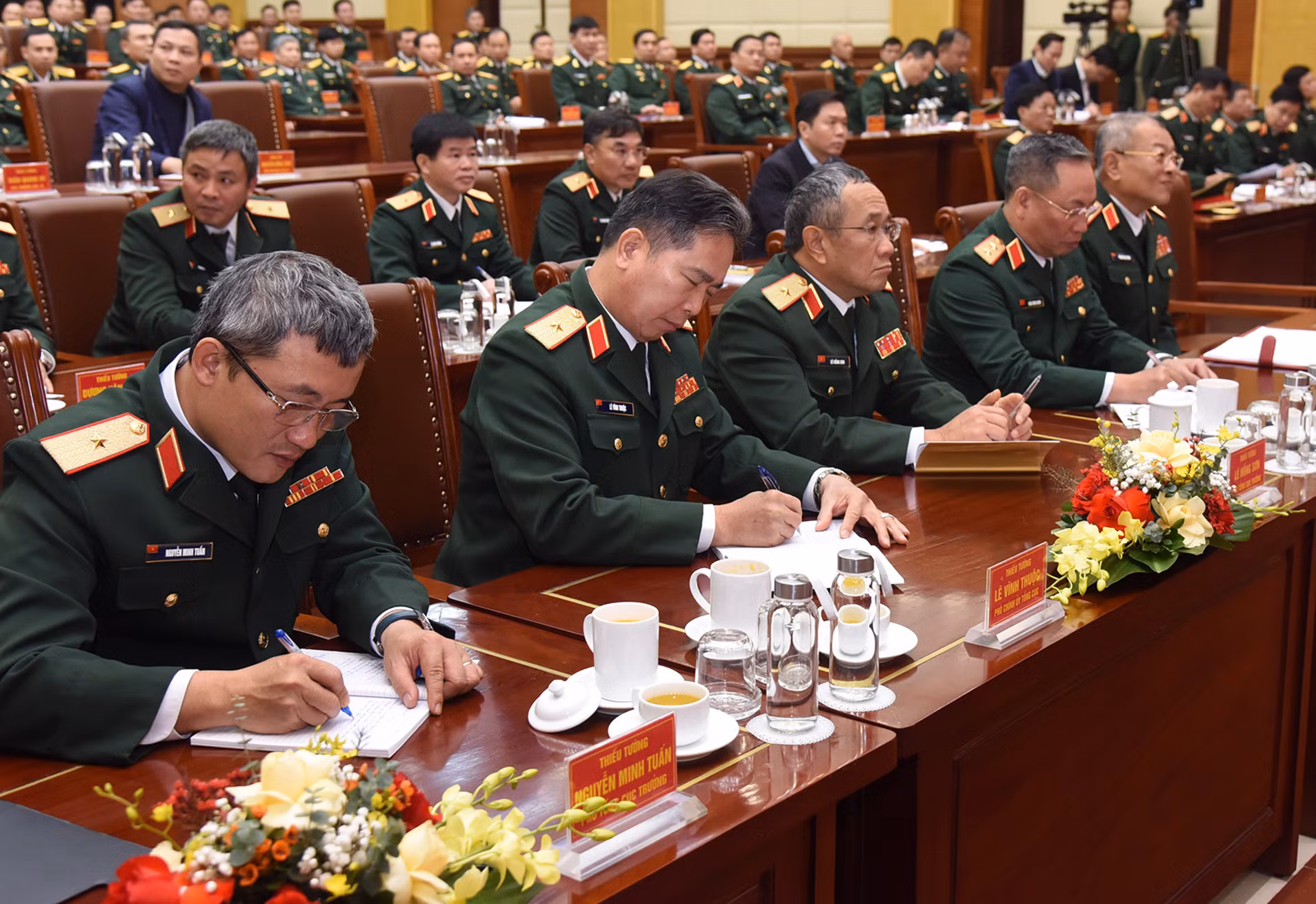 Đại diện lãnh đạo Tổng cục II tham dự buổi chúc Tết.