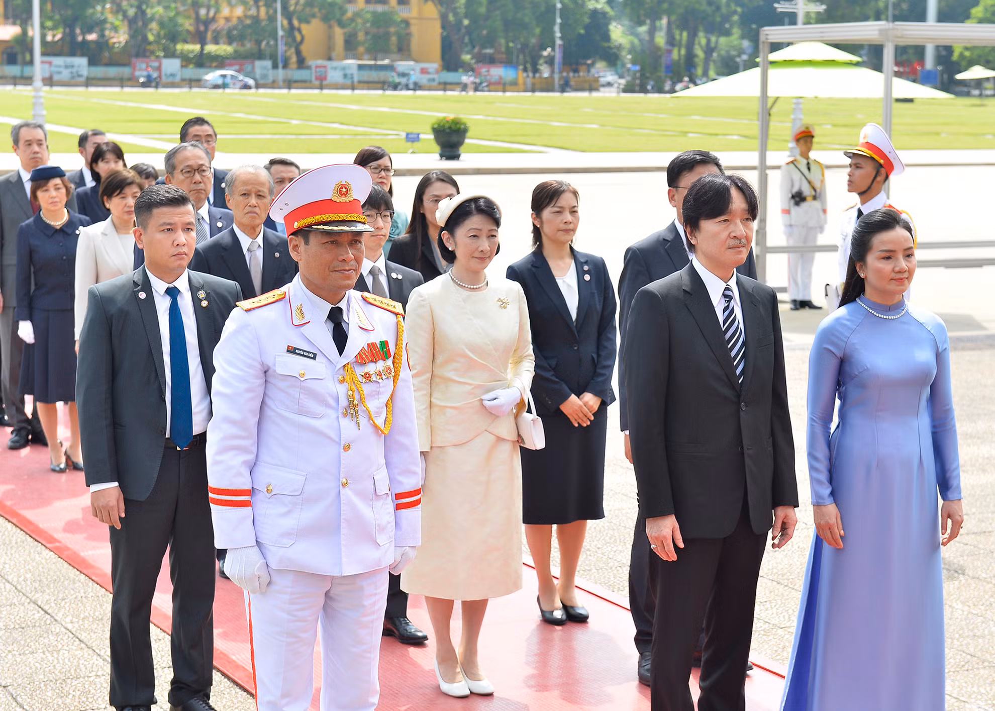 [Ảnh] Phó Chủ tịch nước Võ Thị Ánh Xuân chủ trì lễ đón và hội đàm với Hoàng Thái tử Nhật Bản Akishino ảnh 13