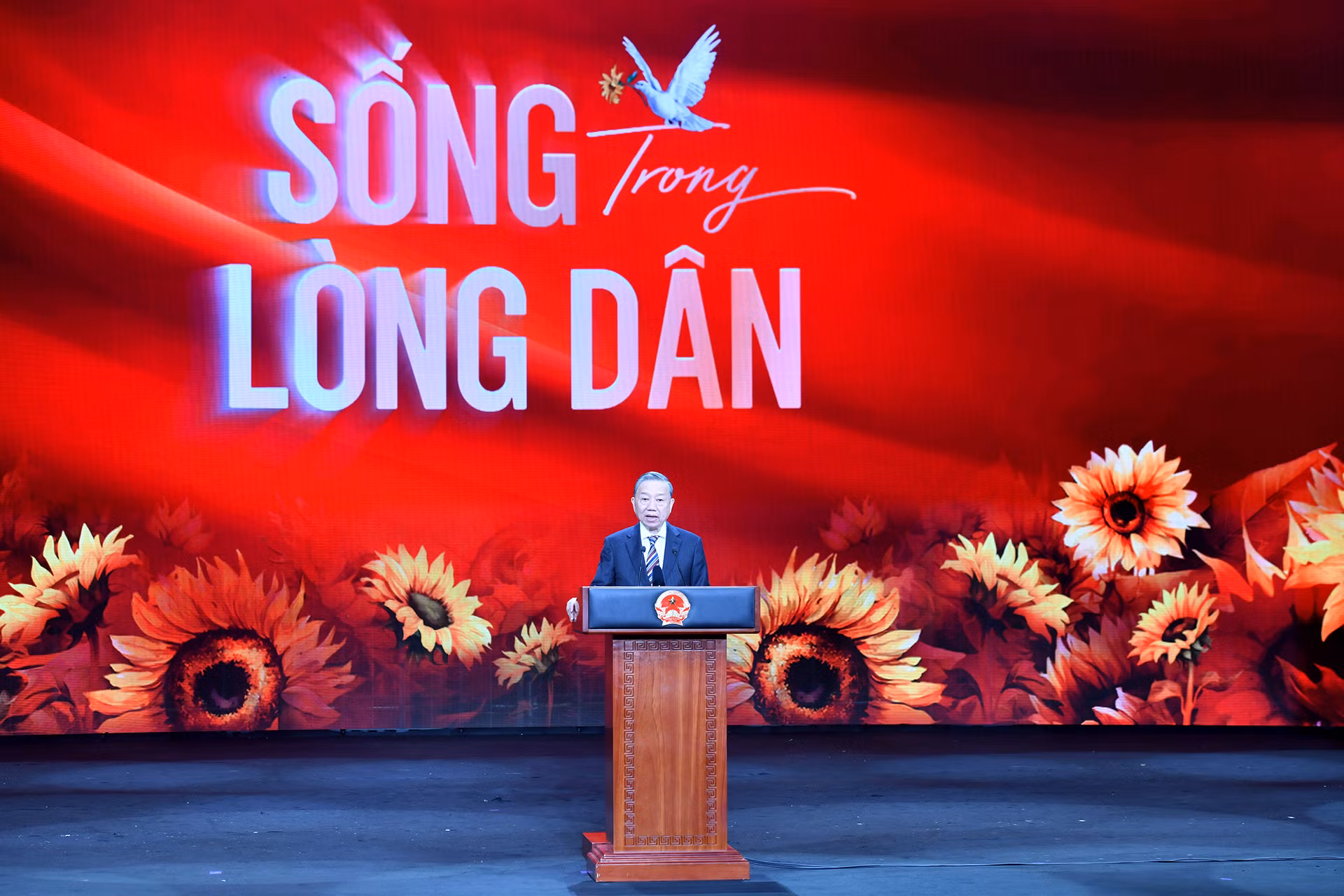 Tổng Bí thư Tô Lâm phát biểu tại chương trình gặp mặt. Tổng Bí thư Tô Lâm phát biểu tại chương trình gặp mặt.