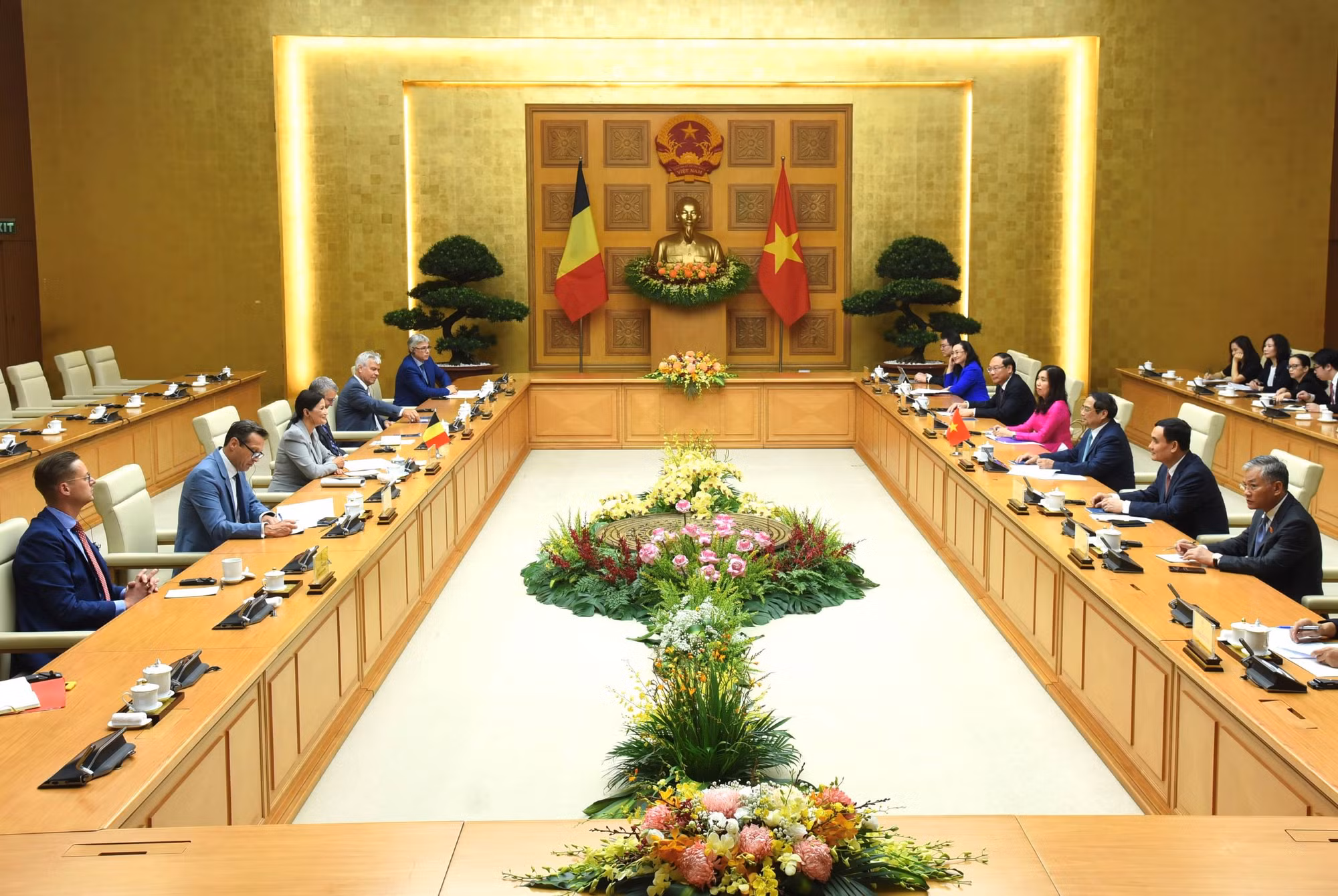 Quang cảnh buổi hội kiến.