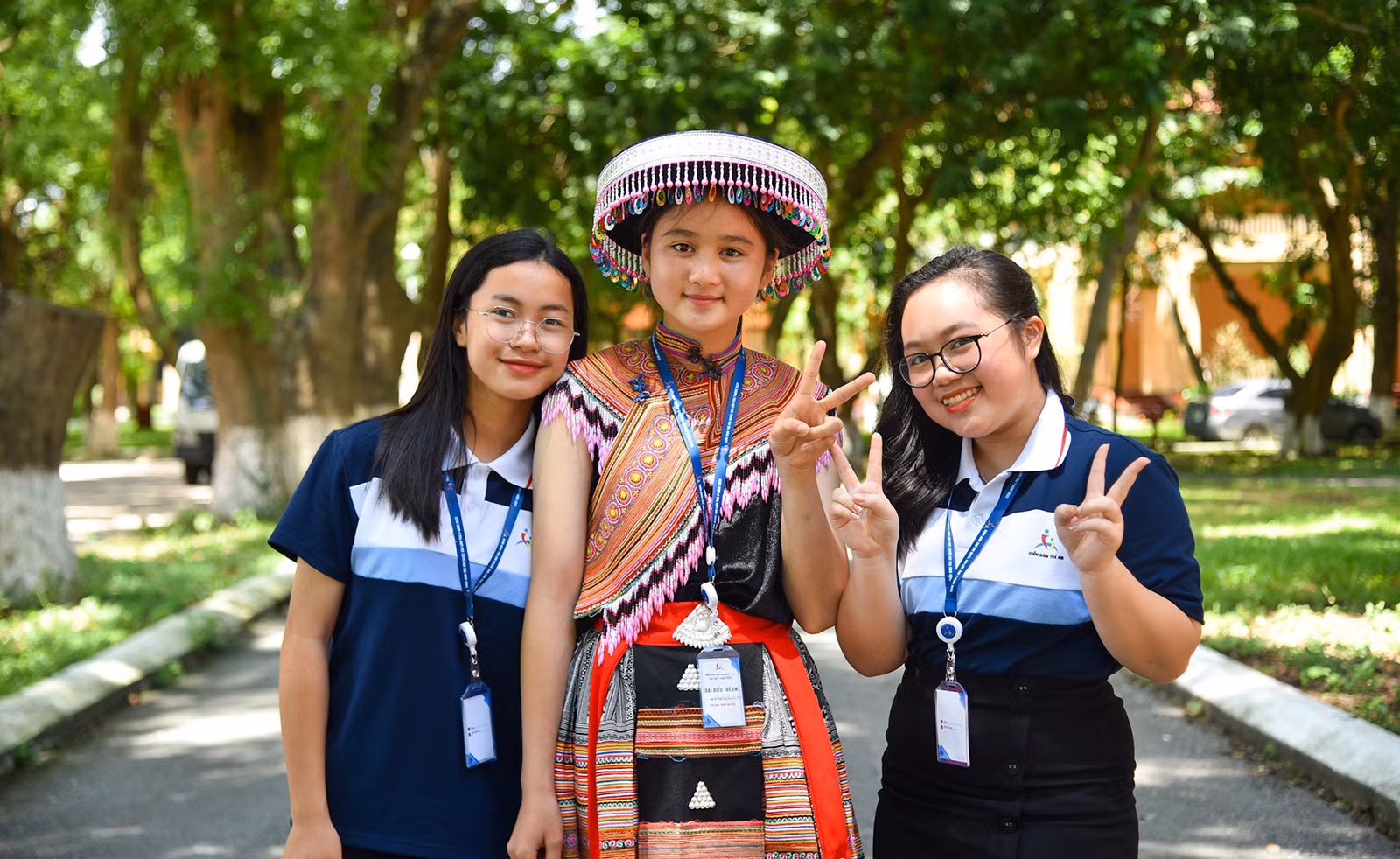Các đại biểu dự Diễn đàn trẻ em quốc gia lần thứ bảy năm 2022. (Ảnh NHẬT QUANG)