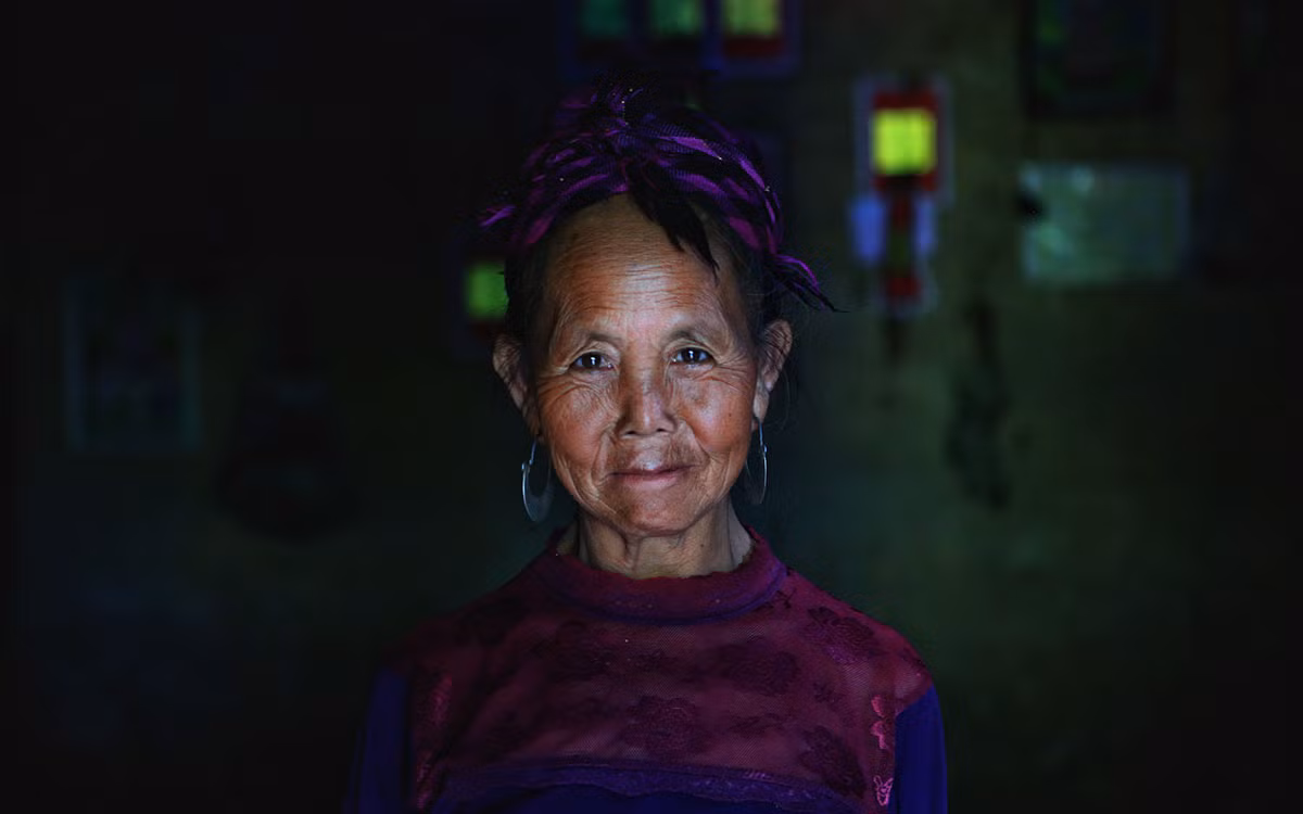 Phụ nữ dân tộc Giáy. (Ảnh: TRẦN THÀNH ĐẠT)