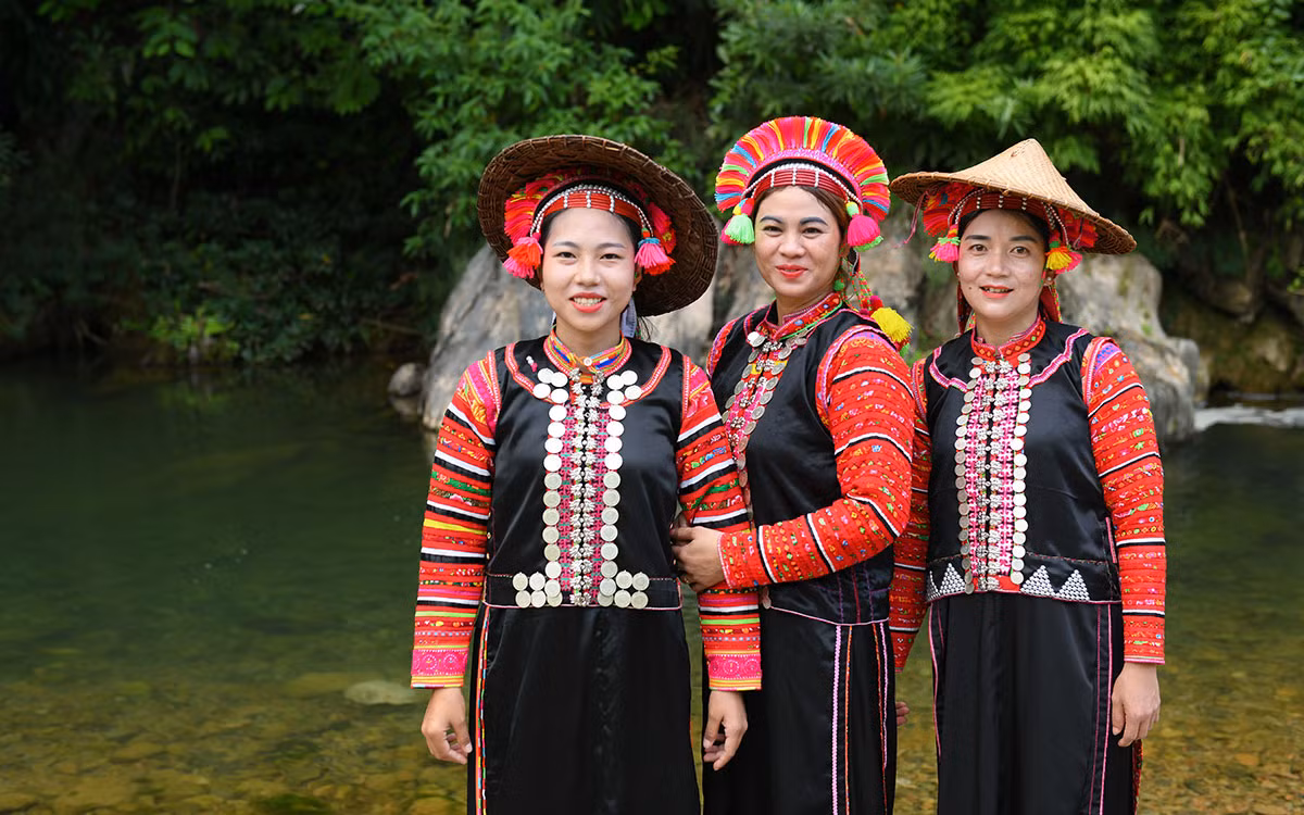 Phụ nữ dân tộc La Hủ. (Ảnh: TRẦN THÀNH ĐẠT)