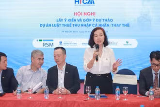 Các đại biểu chủ trì thảo luận góp ý về Dự án Luật thuế thu nhập cá nhân (thay thế).