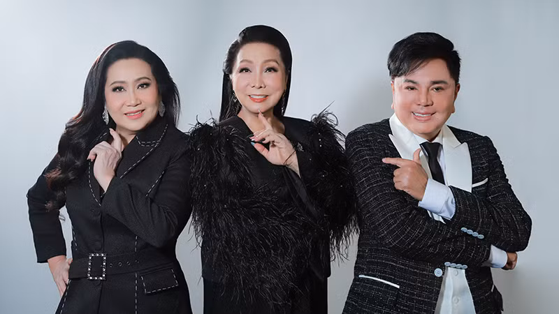 Nghệ sĩ Nhân dân Bạch Tuyết cùng hai nghệ sĩ Thanh Hằng, Châu Thanh sẽ đồng hành xuyên suốt chương trình. (Ảnh do Ban Tổ chức cung cấp)