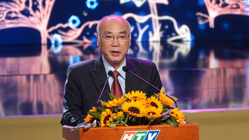 Đồng chí Phan Nguyễn Như Khuê, Trưởng Ban Tuyên giáo Thành ủy Thành phố Hồ Chí Minh phát biểu.