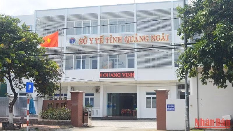 Trụ sở Sở Y tế tỉnh Quảng Ngãi.