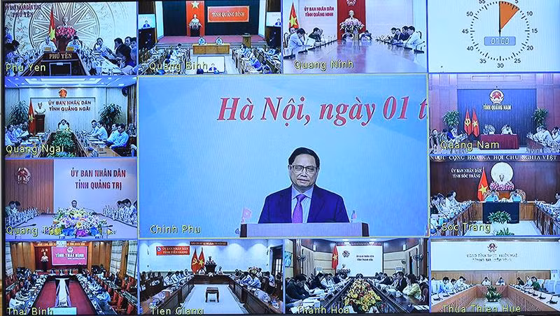 Hội nghị trực tuyến đến 28 tỉnh, thành phố.