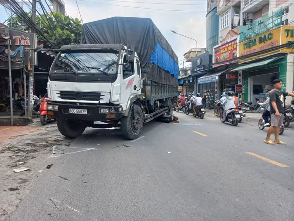 Hiện trường vụ tai nạn.