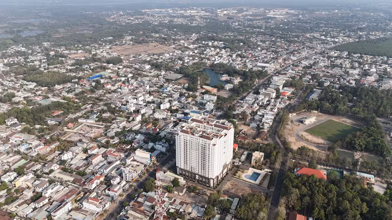 Một góc thị trấn Long Thành-một góc đô thị sân bay sẽ được "đánh thức' trong tương lai. Một góc thị trấn Long Thành-một góc đô thị sân bay sẽ được "đánh thức' trong tương lai.