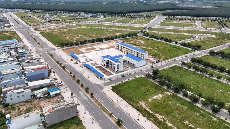 Một góc khu tái định cư Lộc An-Bình Sơn, huyện Long Thành. Một góc khu tái định cư Lộc An-Bình Sơn, huyện Long Thành.