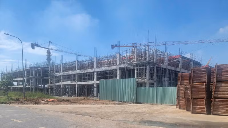 Công trình xây không phép quy mô lớn.
