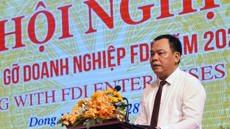 Phó Bí thư Tỉnh ủy, Chủ tịch Ủy ban nhân dân tỉnh Đồng Nai Võ Tấn Đức cam kết luôn đồng hành, kịp thời tháo gỡ khó khăn cho doanh nghiệp FDI.