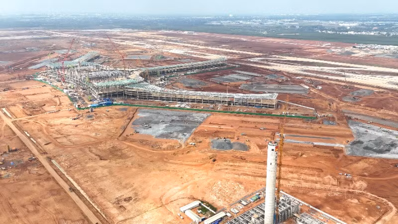 Sân bay Long Thành dự kiến sẽ đi vào khai thác trong năm 2026.