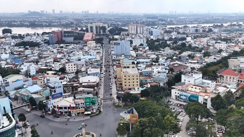 Một góc thành phố Biên Hòa, tỉnh Đồng Nai.