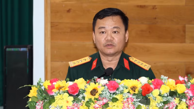 Đại tá Bùi Đăng Ninh, Chính ủy Bộ Chỉ huy Quân sự tỉnh Đồng Nai ôn lại quá trình xây dựng, chiến đấu, trưởng thành qua 79 năm lực lượng vũ trang tỉnh Đồng Nai.