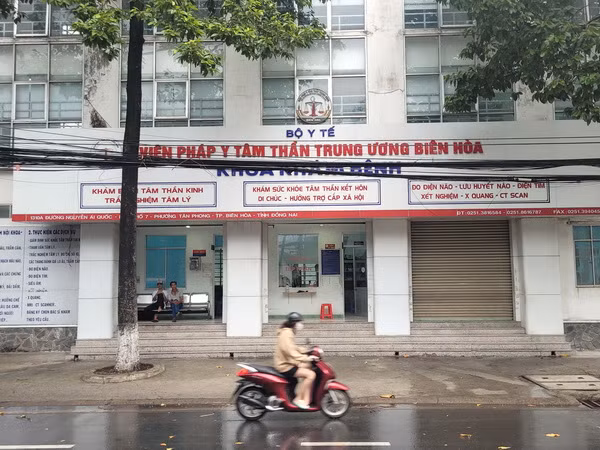 Trụ sở Viện Pháp y tâm thần Trung ương Biên Hòa tại phường Tân Phong, thành phố Biên Hòa, tỉnh Đồng Nai.