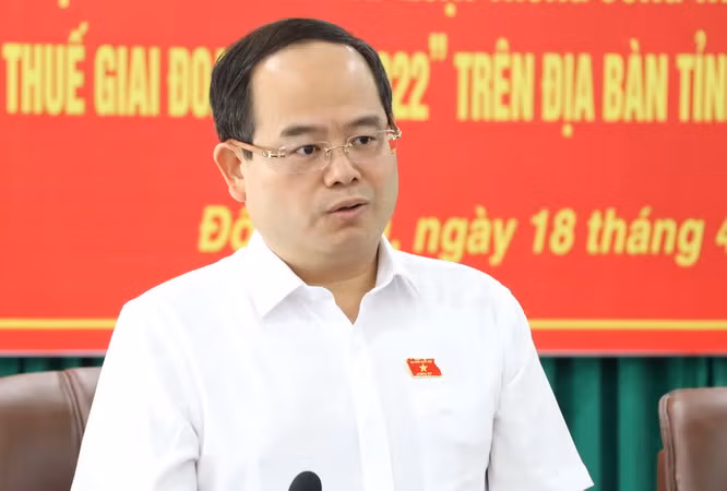 Ông Quản Minh Cường, Phó Bí thư Tỉnh ủy, Trưởng Đoàn đại biểu Quốc hội tỉnh Đồng Nai.