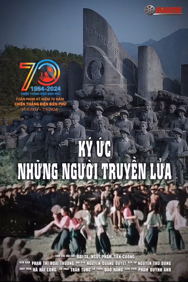 Bộ phim tài liệu “Ký ức những người truyền lửa" được chiếu tại Tuần phim. Bộ phim tài liệu “Ký ức những người truyền lửa" được chiếu tại Tuần phim.