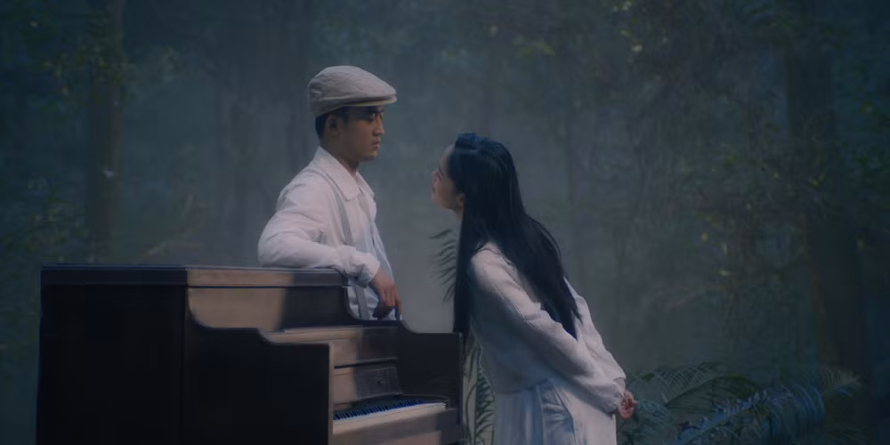 Cảnh trong phim "Đào, phở và piano"
